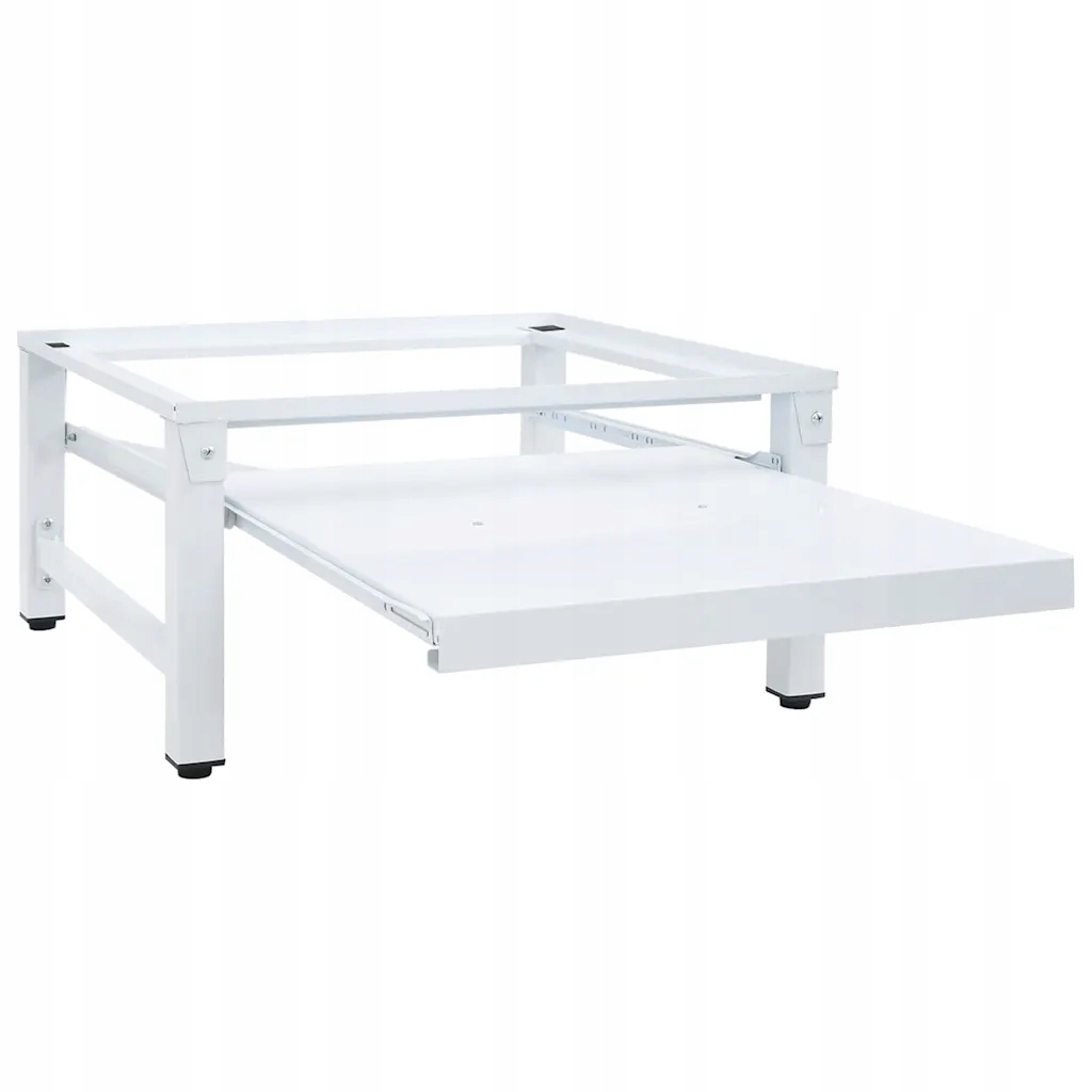 Podest pod pralkę z półką, biały Głębokość mebla 60.5 cm