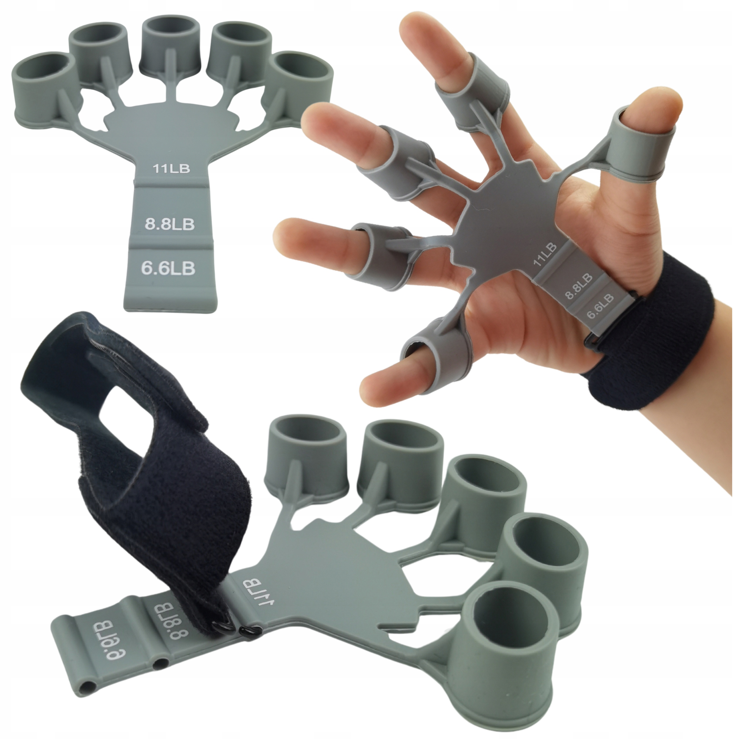 POWERBALL CLASSIC KULA ŻYROSKOPOWA 2x FINGER GRIPPER DO ĆWICZEŃ NADGARSTKA Model KULA ŻYROSKOPOWA ŚCISKACZ Trening POWERBALL PIŁKA