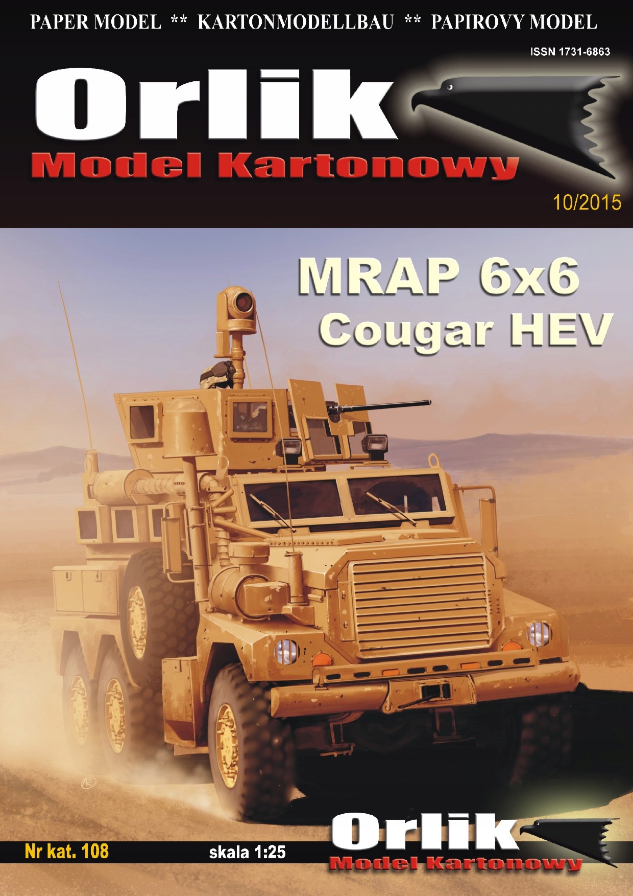 

Orlik 108. Transporter opanc. Mrap 6x6 Cougar He