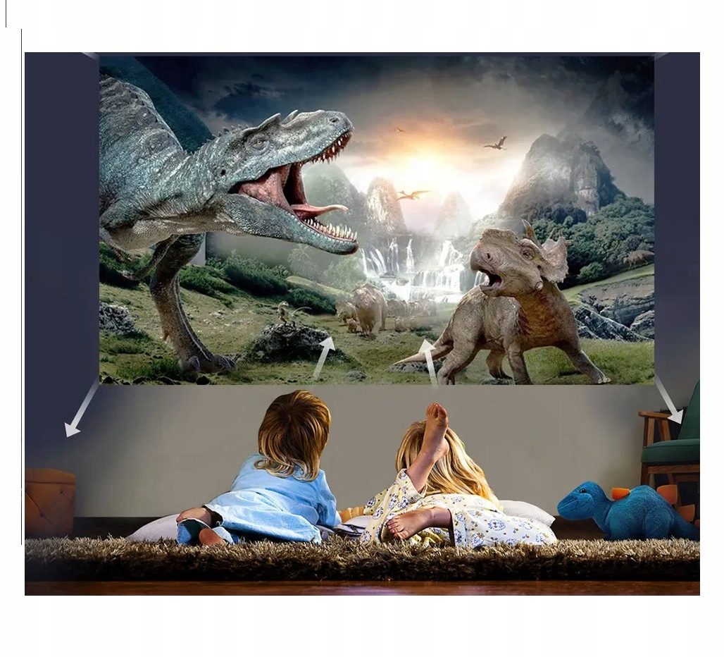 Projektor Rzutnik Full HD 4K 10000lm 300ANSI WiFi Android SMART TV Marka inna