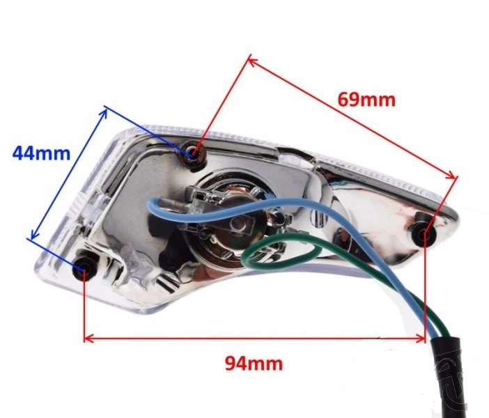 KIERUNKOWSKAZ LEWY PRAWY PRZÓD 125 GY6 4T Producent WM motors