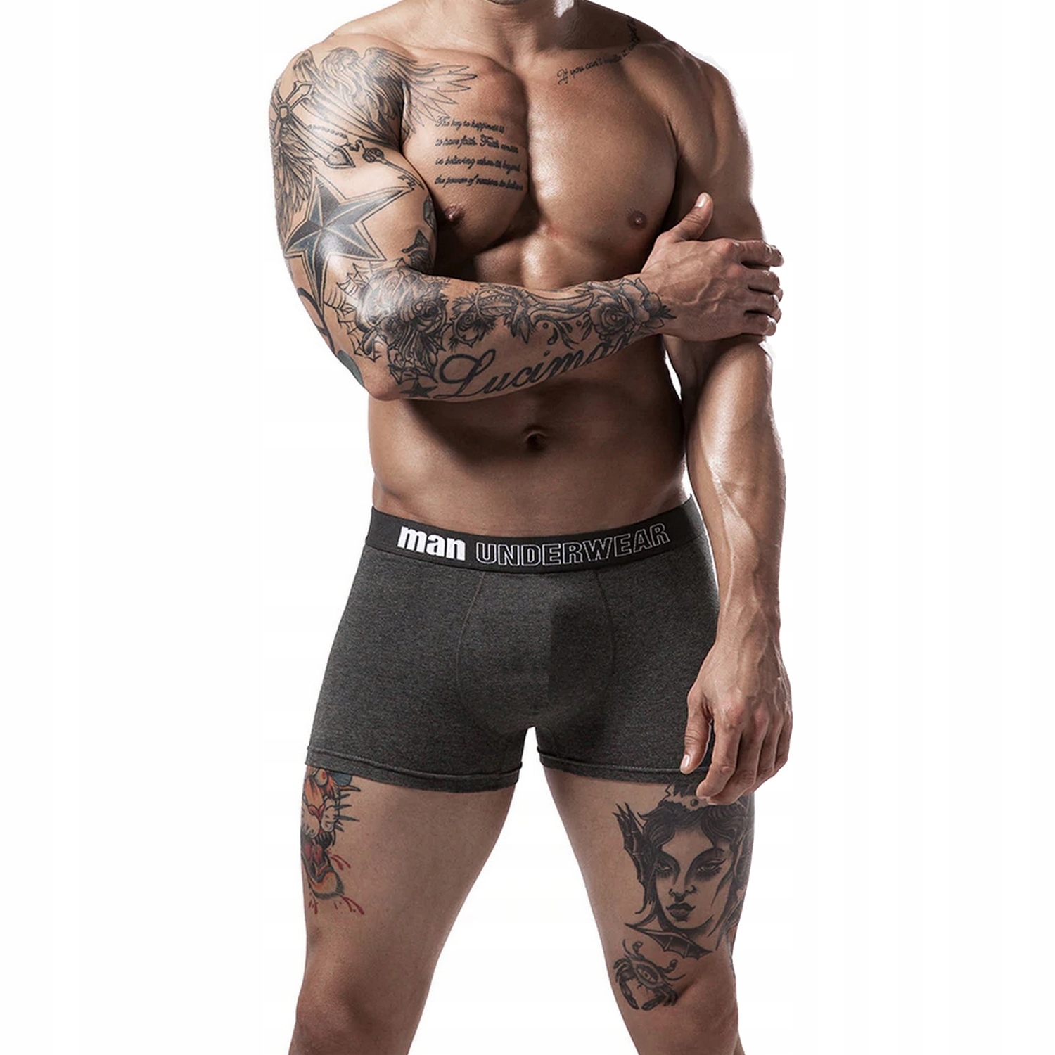 5 x Super ODDYCHAJĄCE BOKSERKI MĘSKIE BAWEŁNIANE BAMBUSOWE #2XL MAN Wzór dominujący bez wzoru