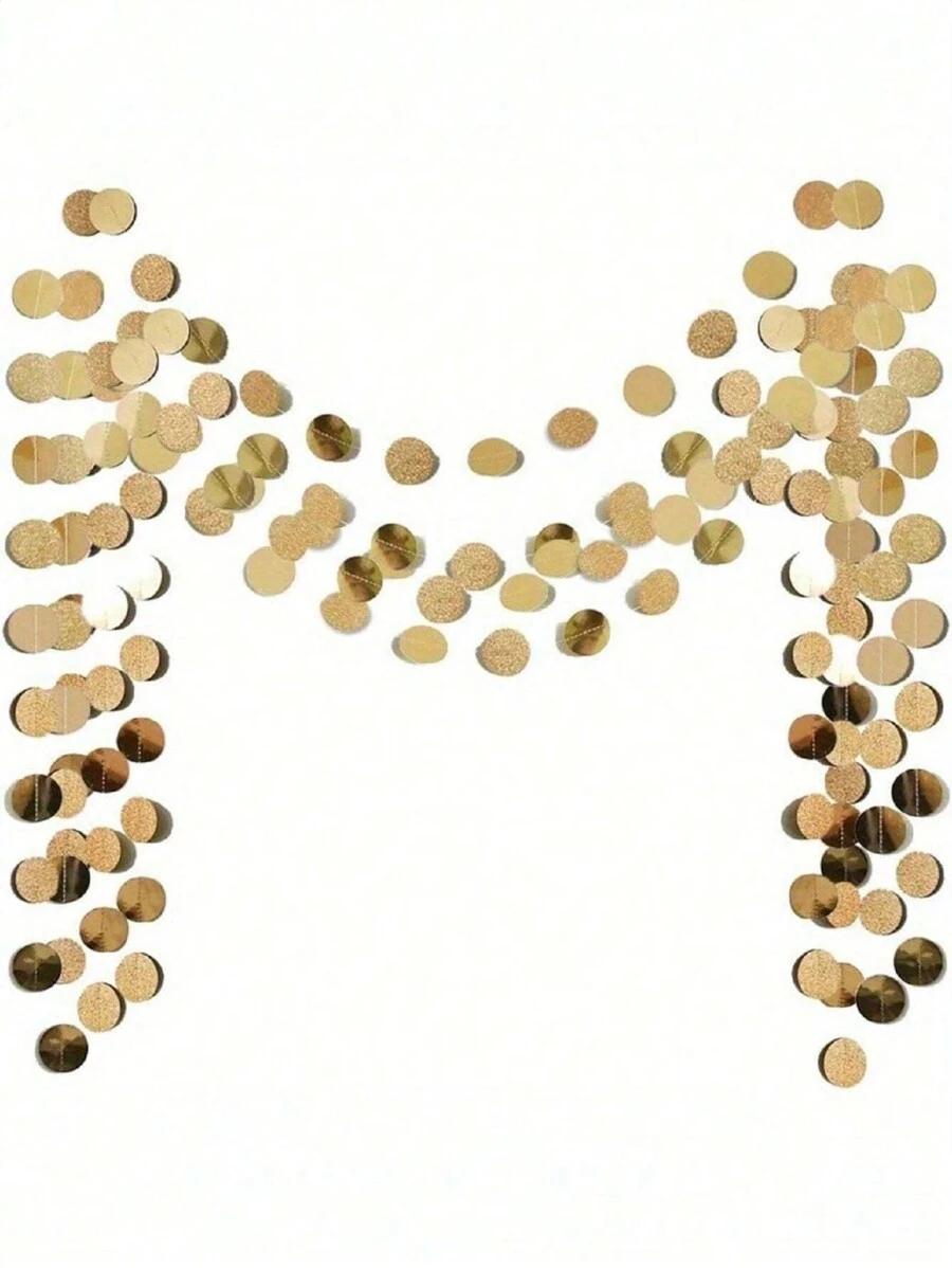 SHEIN ZŁOTA DEKORACJA NA ŚCIANĘ P9C S07