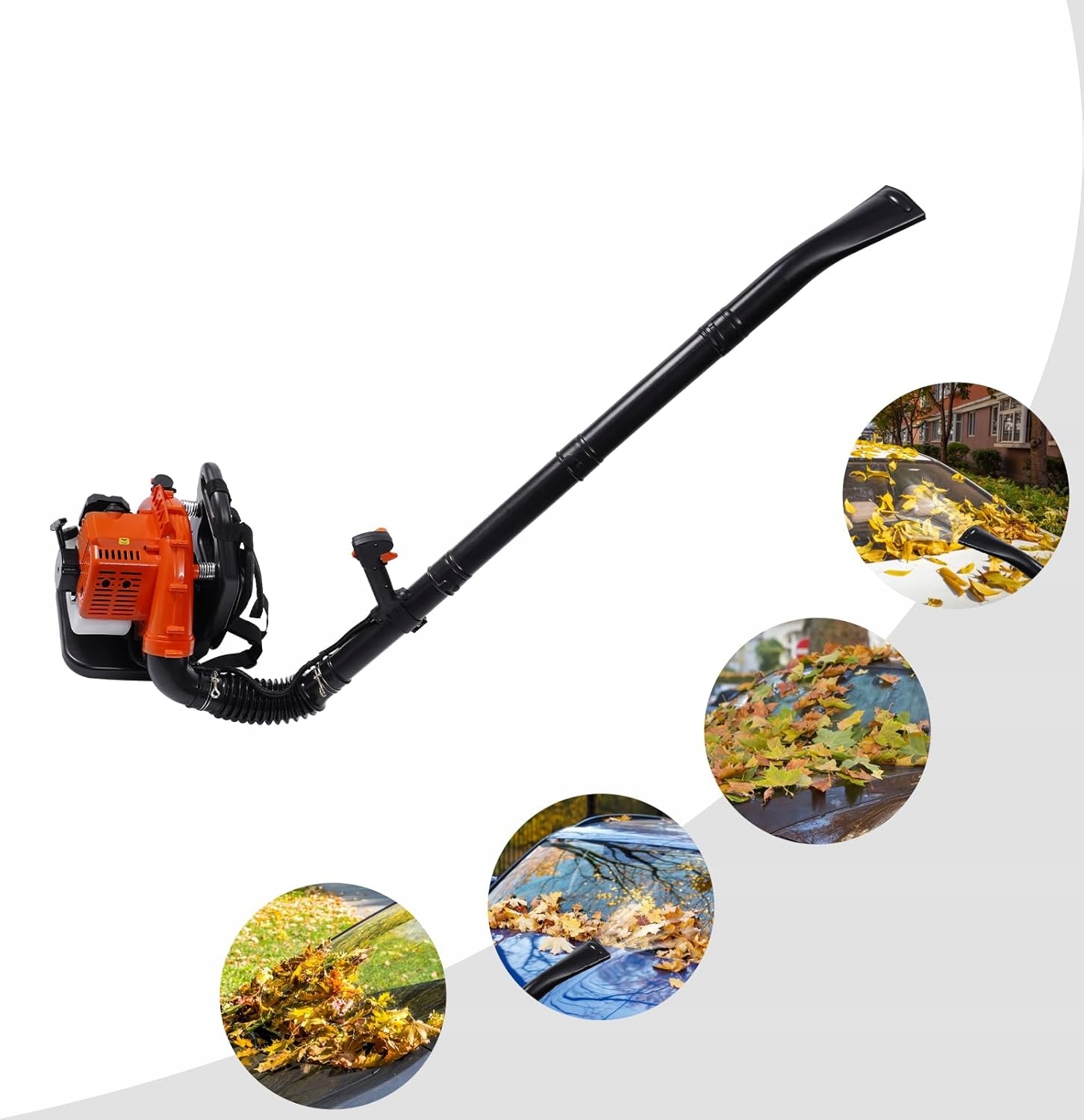 Silný Benzínový Batohový Fúkač Na Lístie A Snehovú Trávu