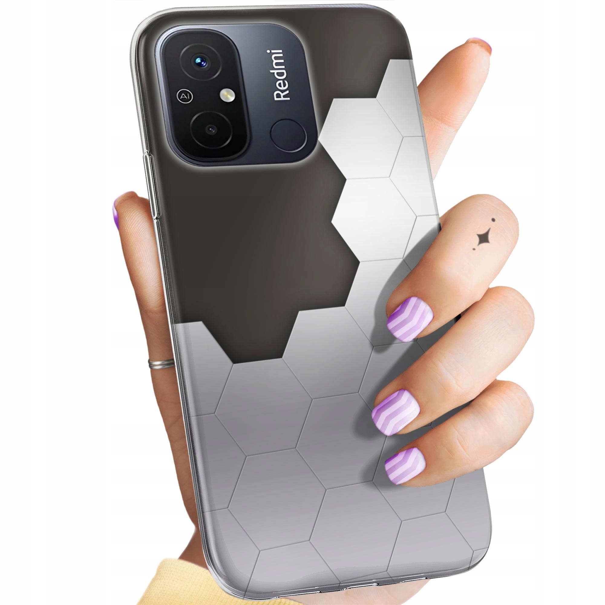 Etui Do Xiaomi Redmi 12C Szare Metallic Grey Obudowa Pokrowiec Case