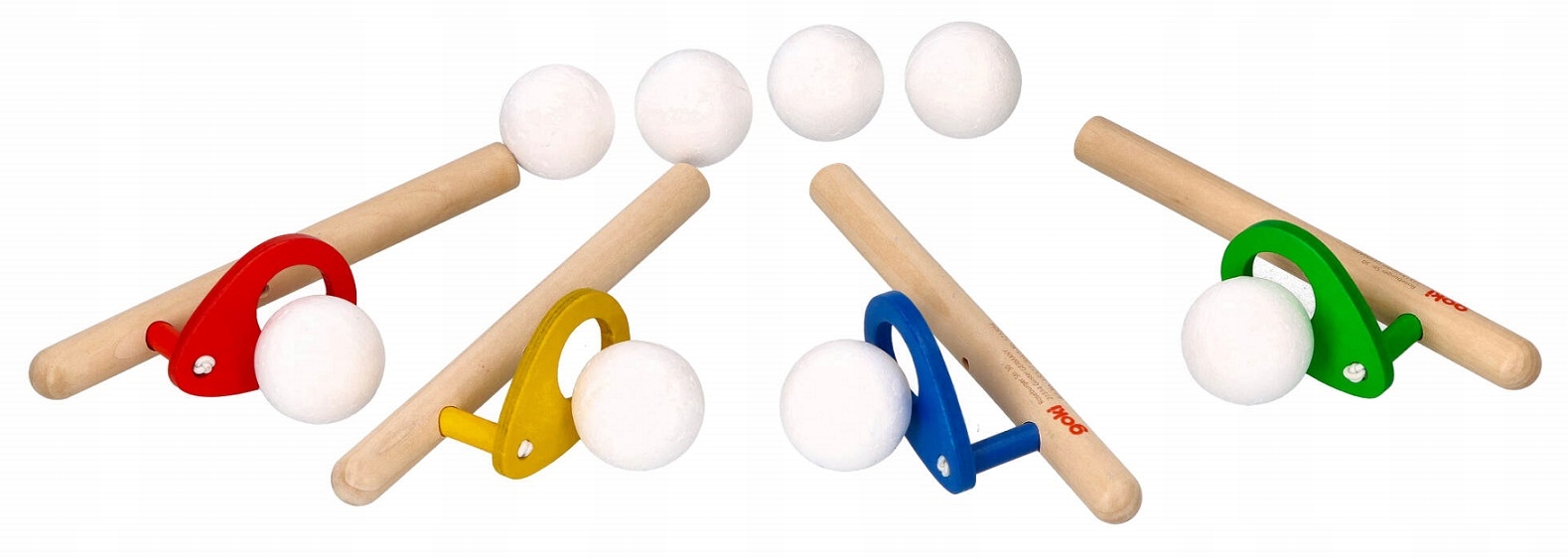 DREWNIANA DMUCHAWKA LOGOPEDYCZNA Z PIŁKĄ DMUCHAWKA ZABAWKA DLA TRZYLATKA Kod producenta 15377