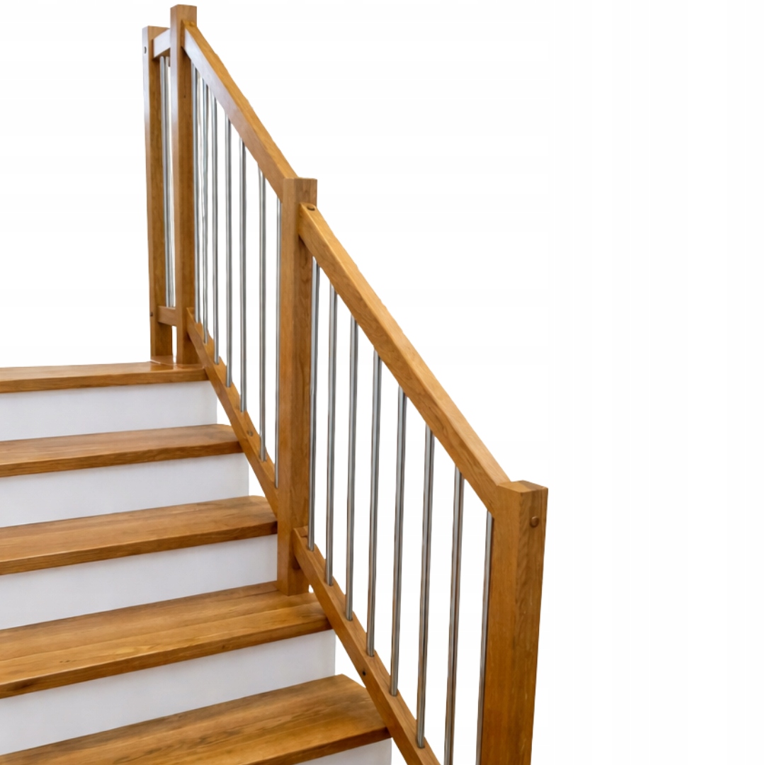 Dřevěné schodišťové zábradlí 1 m – vnitřní zábrana