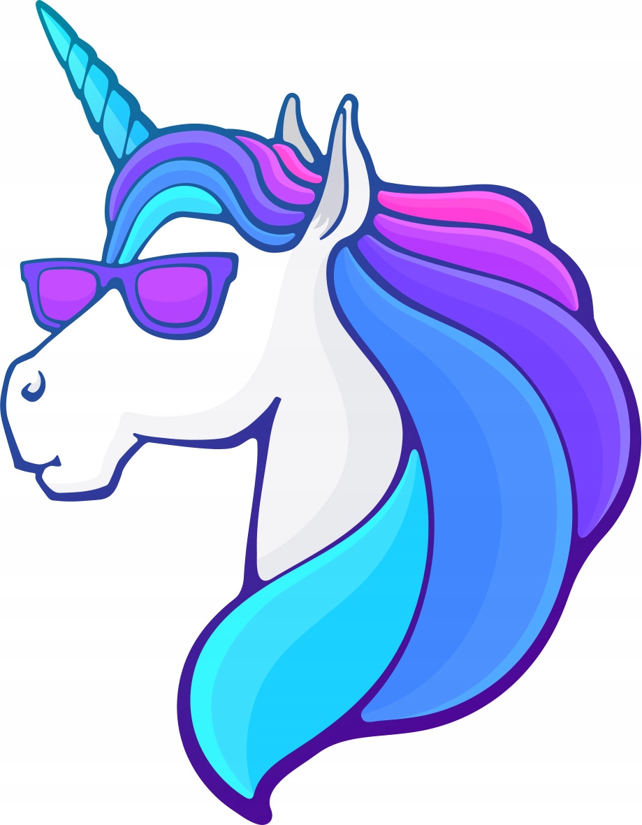 

Naklejka na samochód Jednorożec Unicorn Cool 8x10