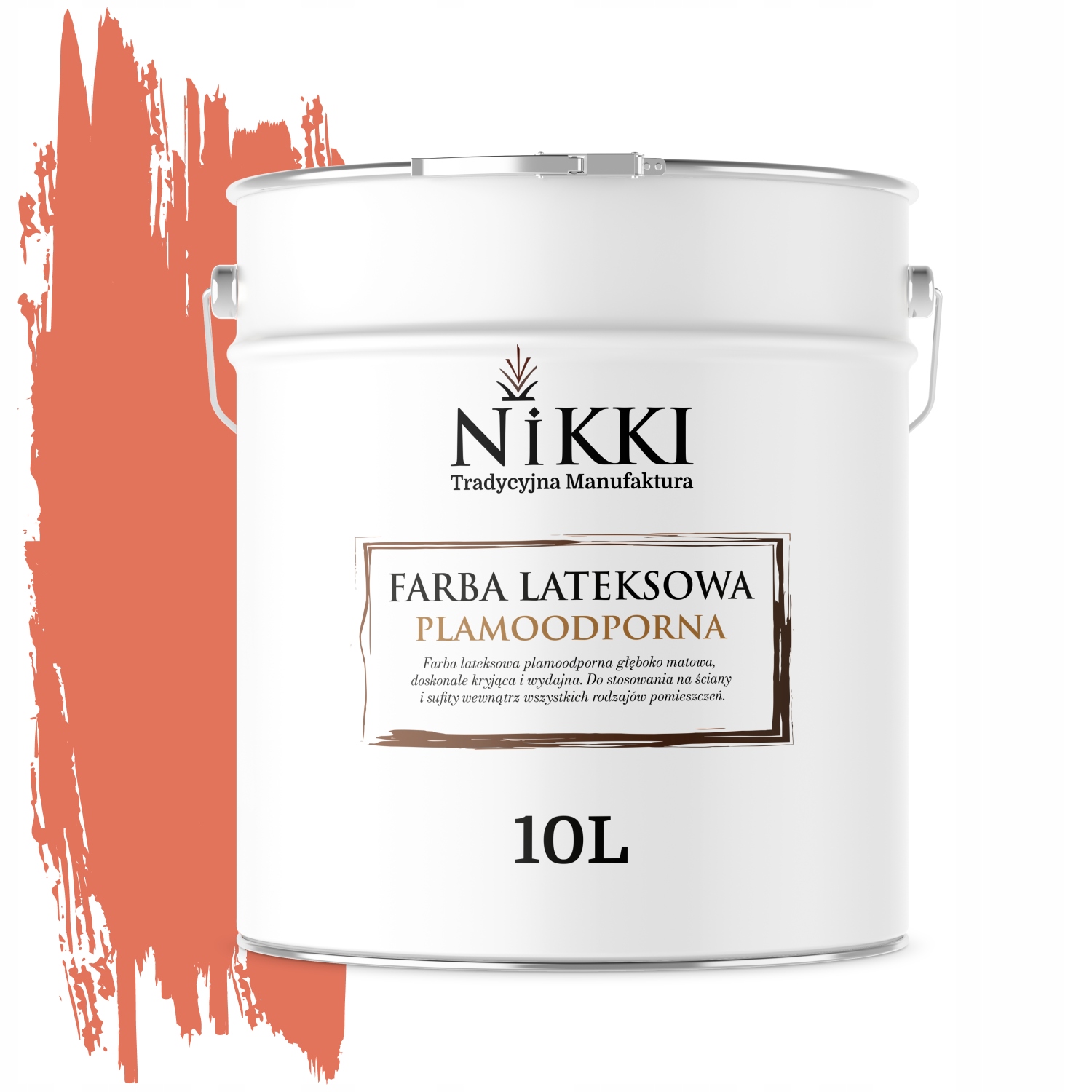 Latexová Farba Odolná Voči Škvrnám Púčiková Farba H6029 10L Hlboká Matná Na Steny