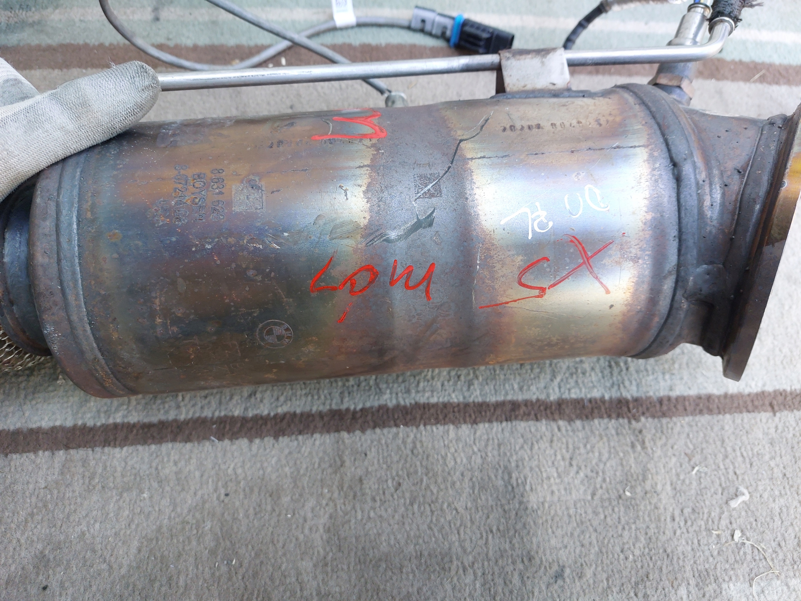 BMW X5 G05 40i catalyst B58B30C 8631626 8660990