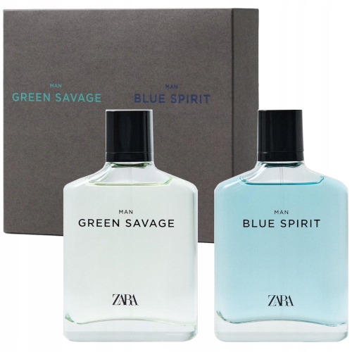 Zara Man Green Savage Zara Man Blue Spirit 2 X 100 ml Woda Toaletowa