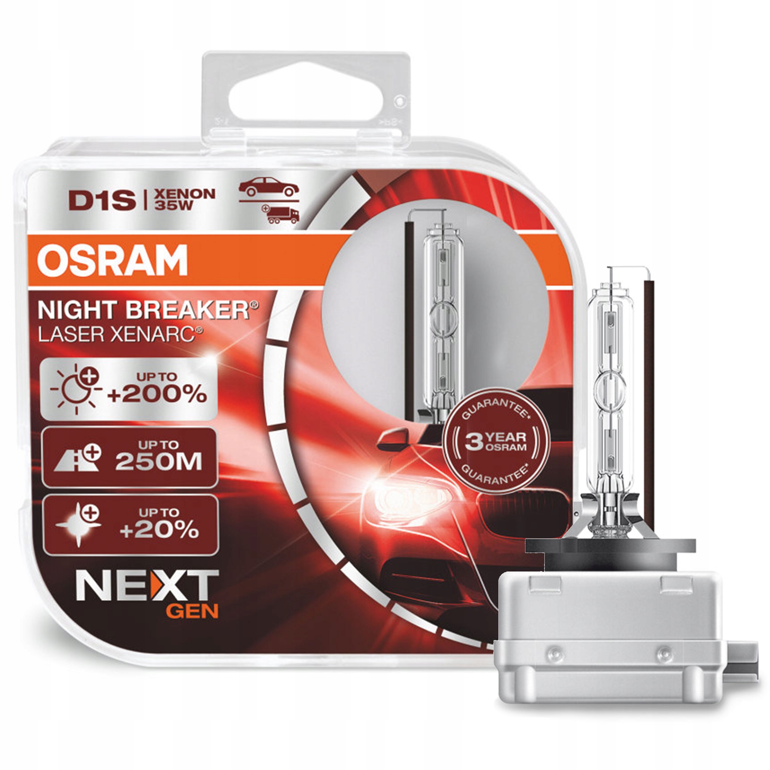 

Osram D1S Night Breaker Laser Xenarc +200% Next