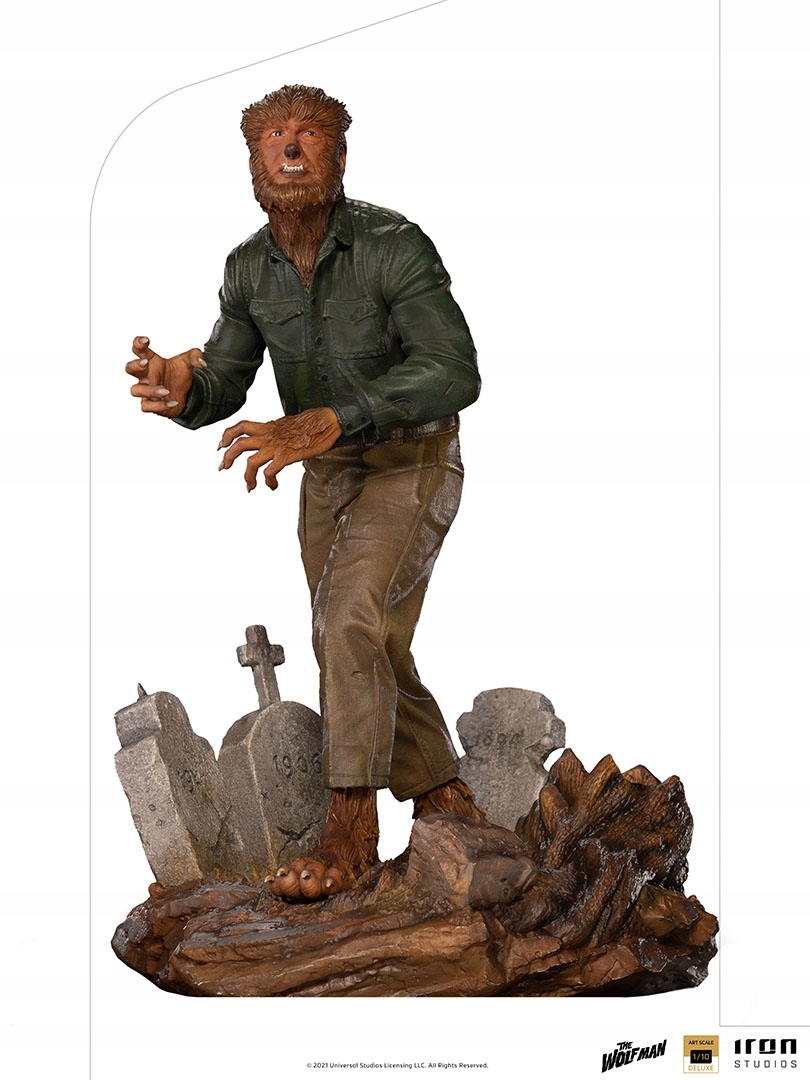 Iron Studios The Wolf Man "Universal Monsters", měřítko 1:10 21 cm