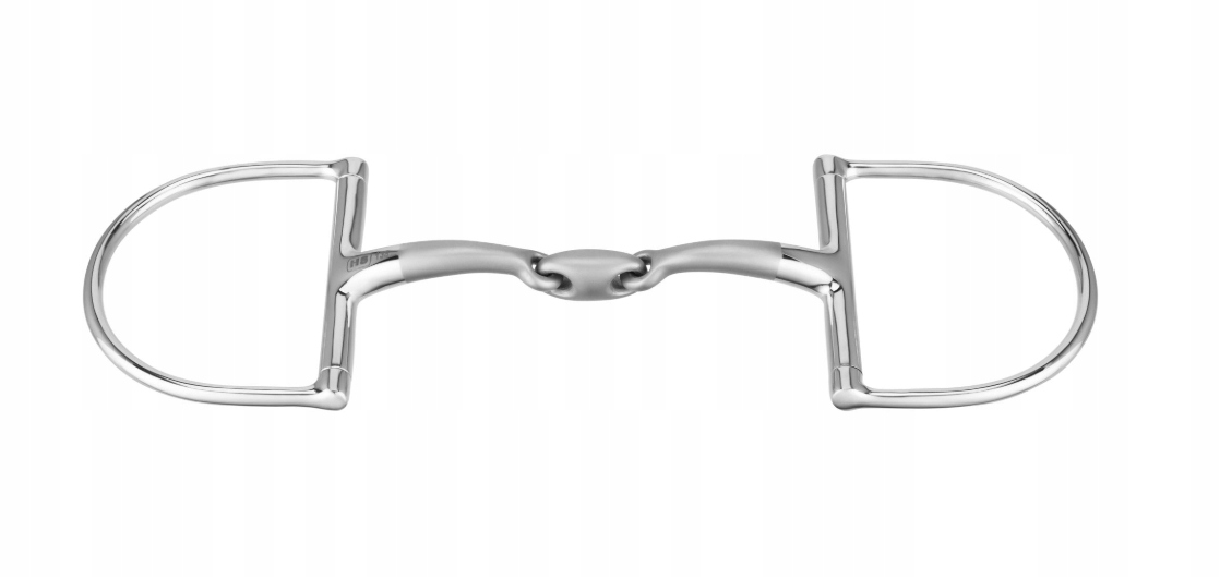 Wędzidło Sprenger Satinox D-Ring podwójnie łamane anatomiczne 14mm 12,5cm