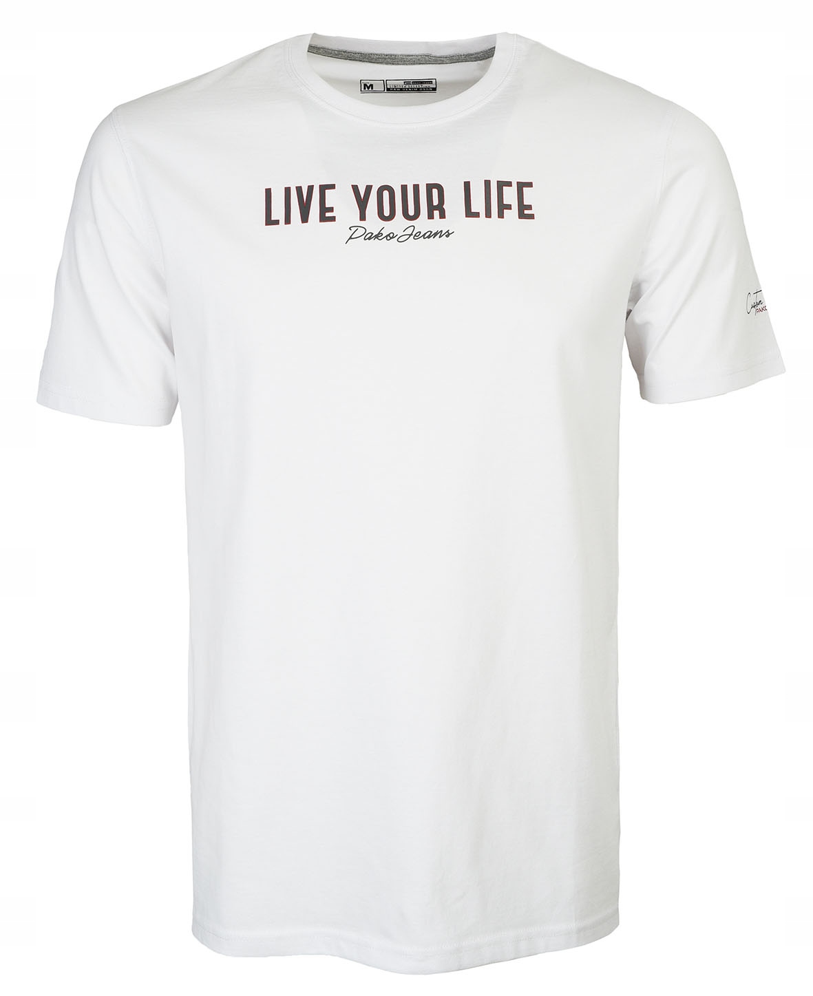 

T-shirt męski koszulka gruba bawełniana Life