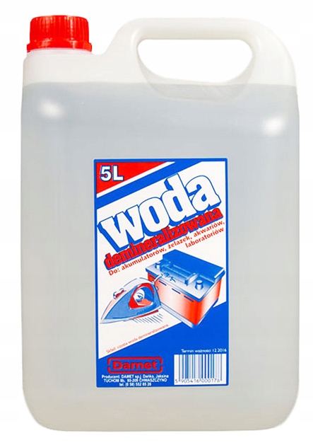 

Woda Demineralizowana 5L Damet destylowana