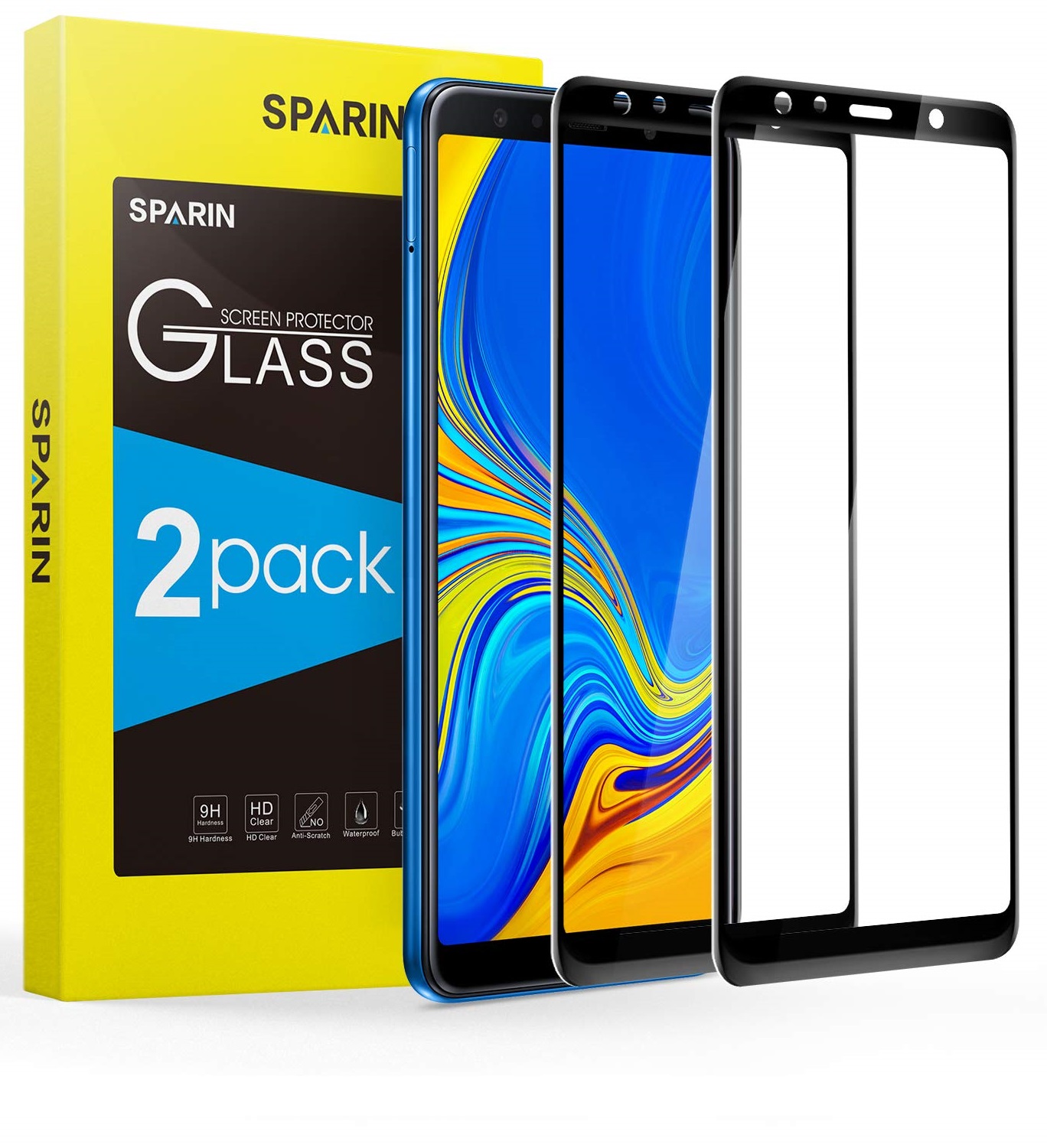 

2 Szt Szkło Hartowane Do Samsung Galaxy A7 2018