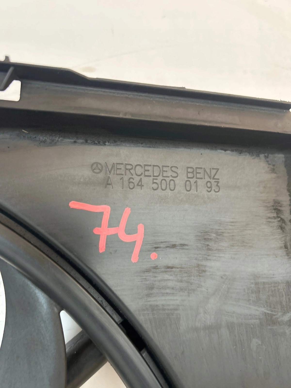 obal ventylátora ventilátor Mercedes ML W164 GL X164 3.0 D