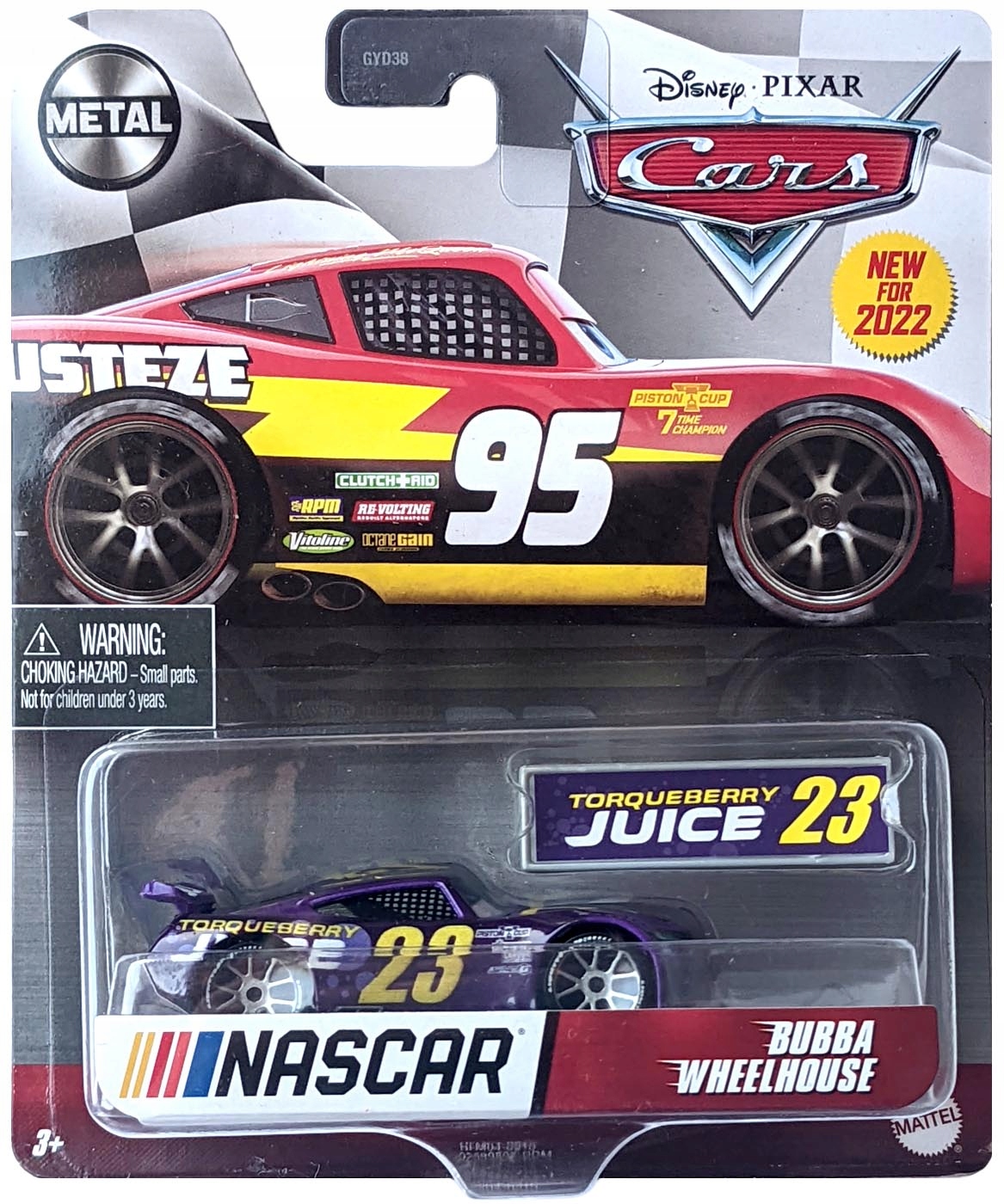 

Mattel Cars Auta Nascar Bubba Wheelhouse Torqueber
