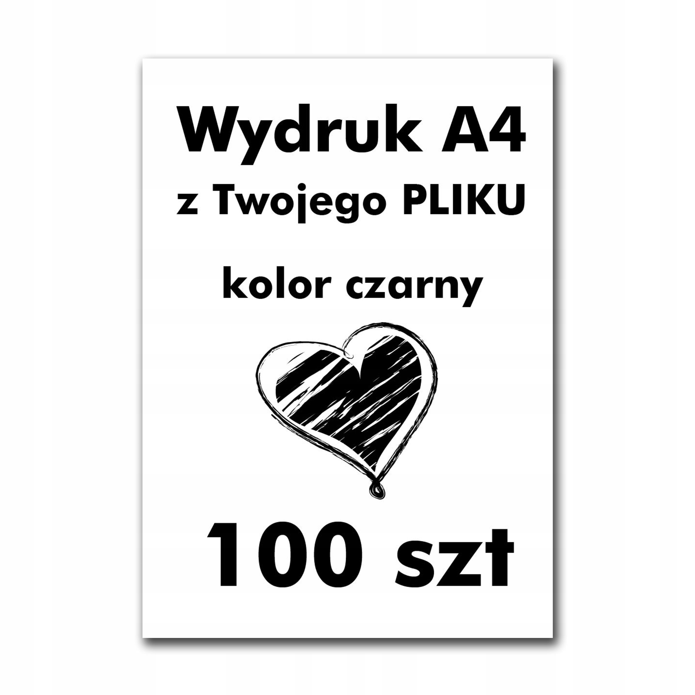 DRUK A4 książki, pracy dyplomowej itp