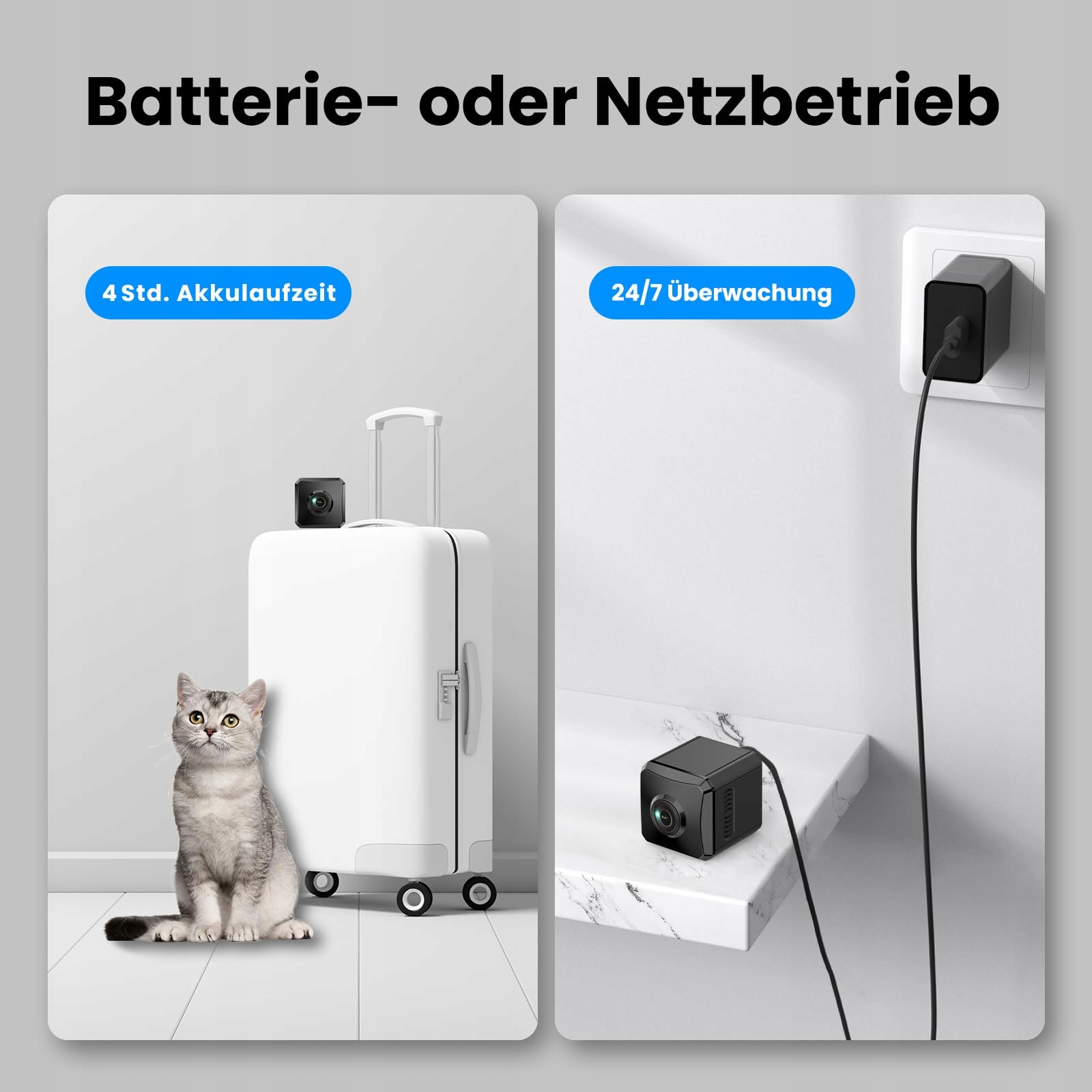HYCENCY Mini Kamera WiFi 1080P HD Kamera Zabezpieczająca z Widokiem Nocnym — miniatura 7