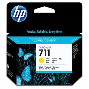 Hp no 711 žltá ink. kazeta 3 pack, CZ136A