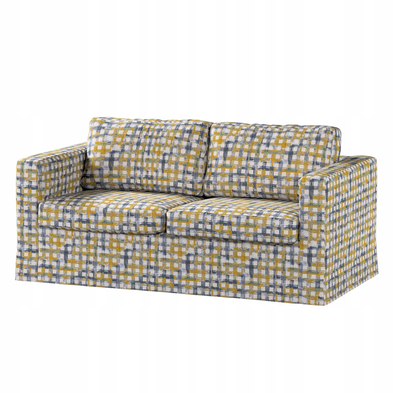 Poťah na 2-miestnu nerozkladaciu pohovku Karlstad od Ikea, modrý