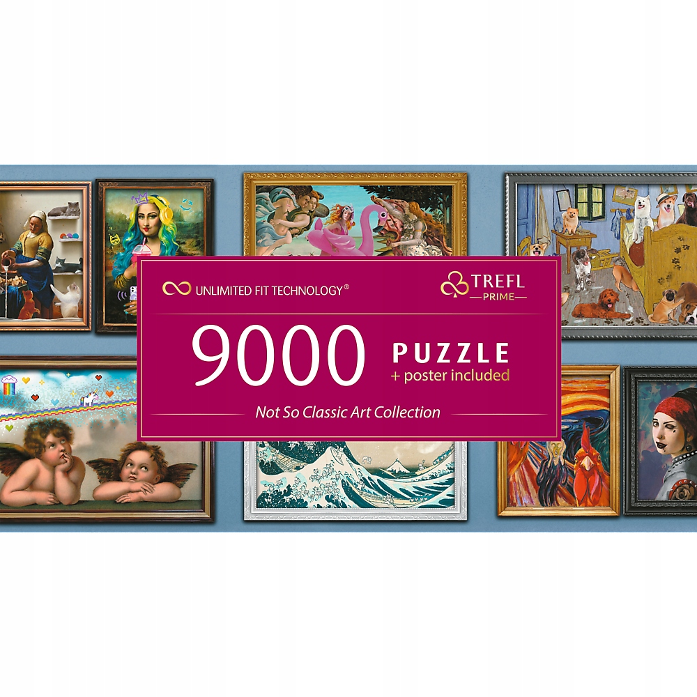 Puzzle 9000 Prime Uft Obrazy Koláž Umění Malířství 12+ Trefl