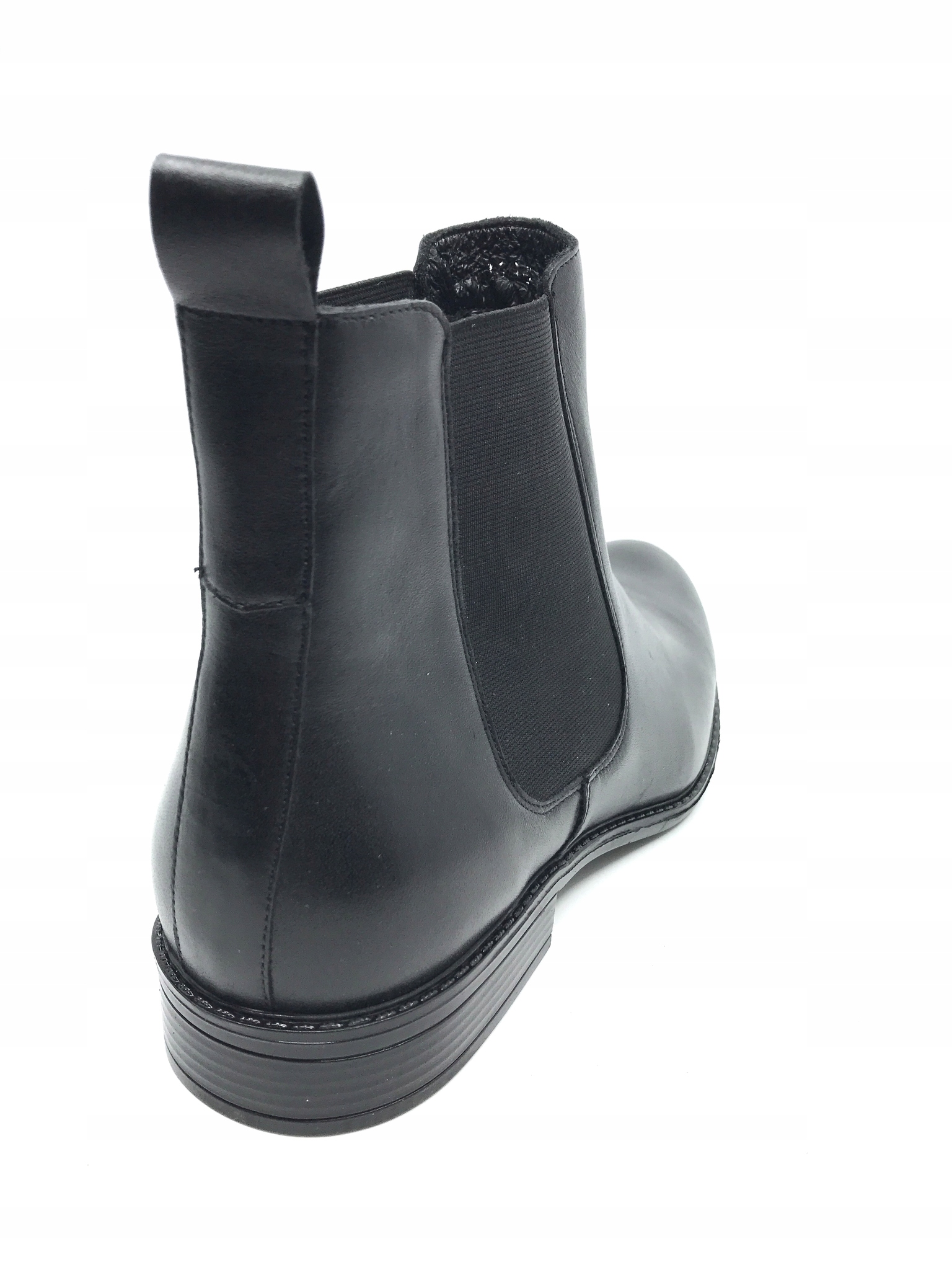 BUTY SZTYBLETY MĘSKIE SKÓRA CZARNE 40 26,5 cm PAN Model 1403