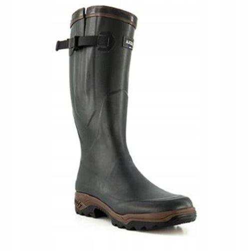 AIGLE DAMSKIE KALOSZE WSUWANE KHAKI LOGO 39 ŻUA