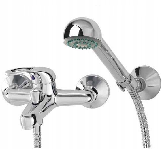 Nástenná vaňová batéria Sprchovací kút Chróm