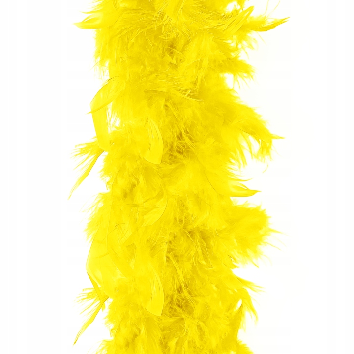 

Boa z piór żółty 190cm