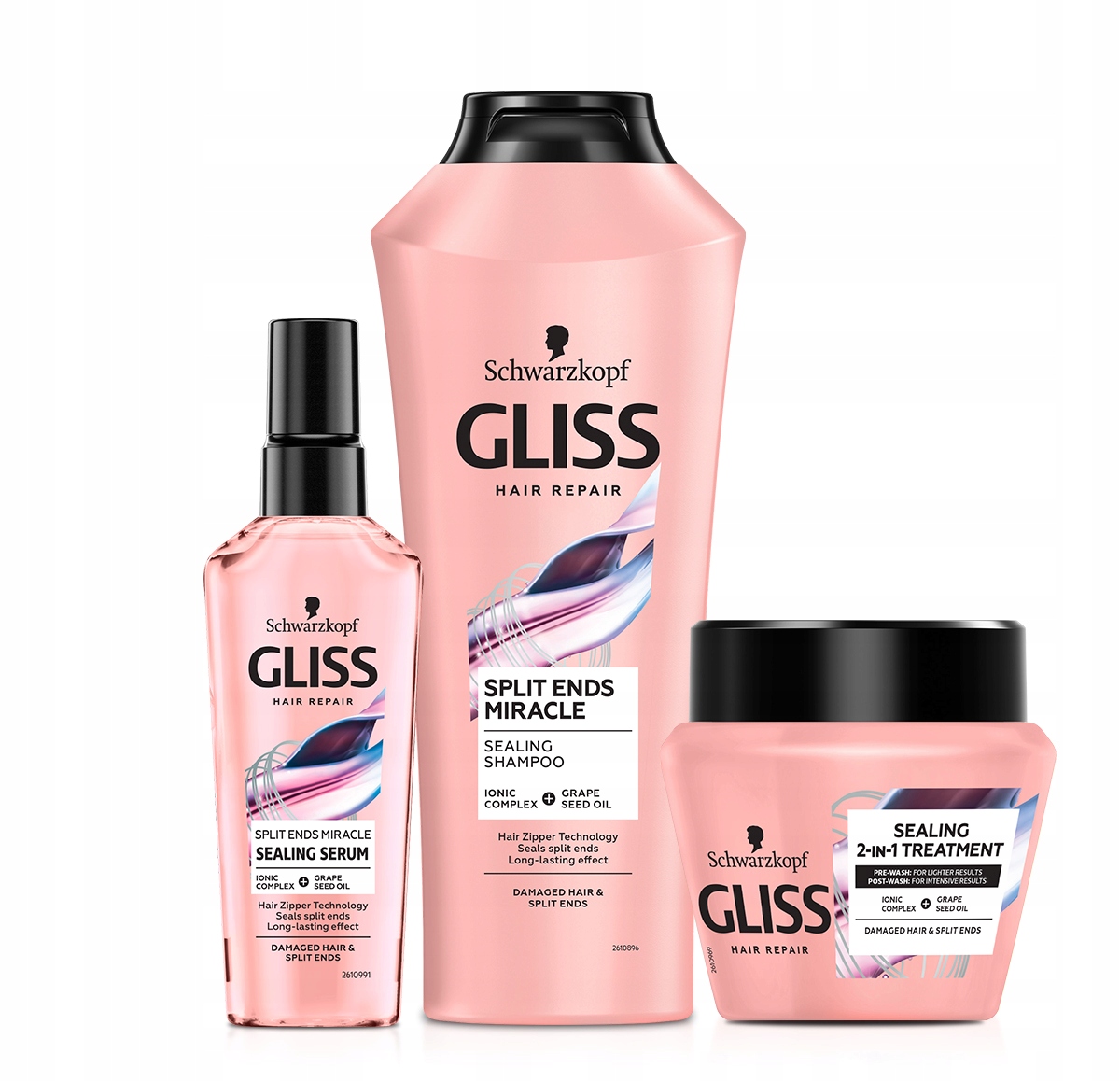 

Gliss Split Ends zestaw szampon maska serum