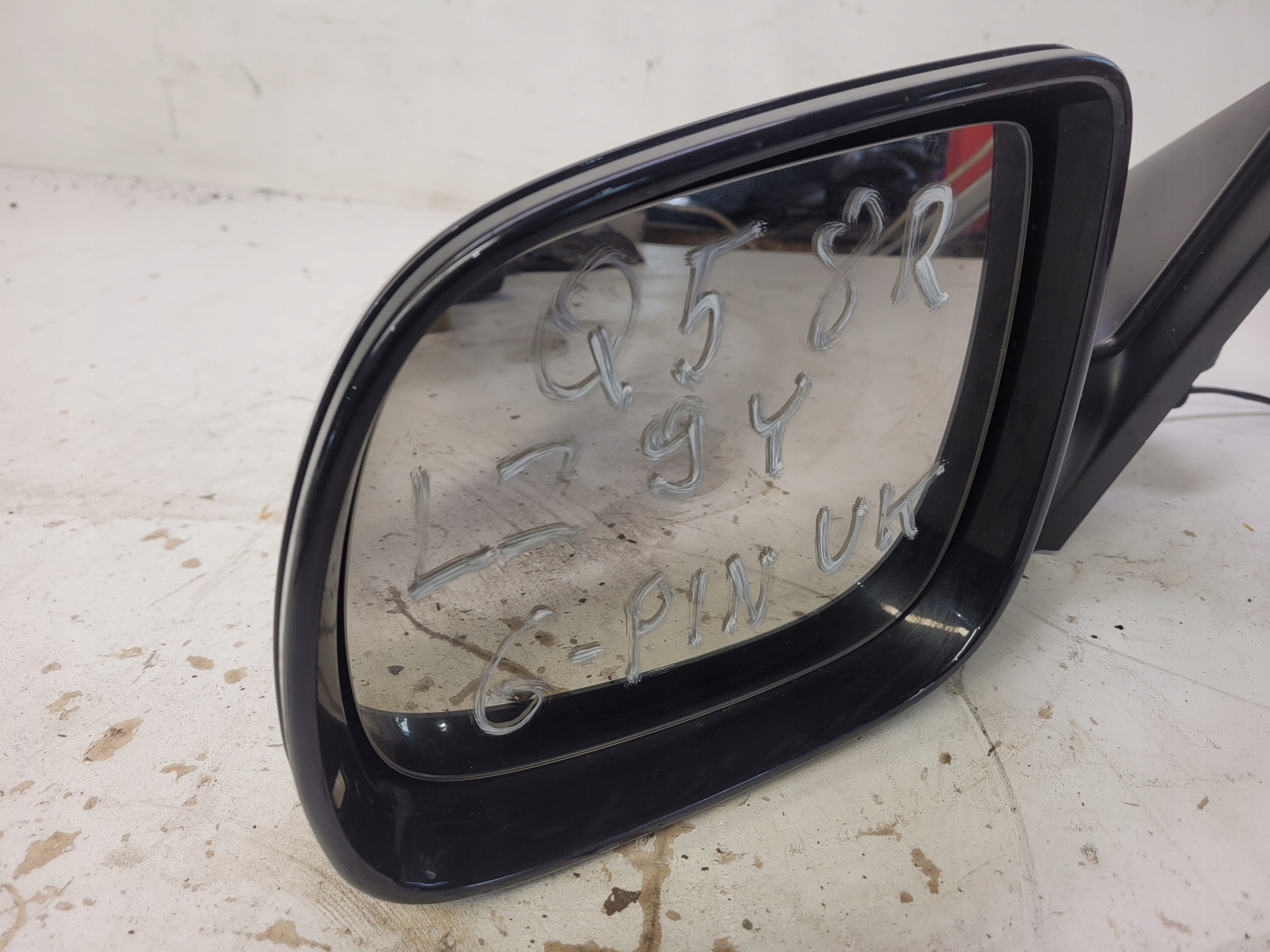 mirror exterior left AUDI Q5 8R LZ9Y 6-PIN