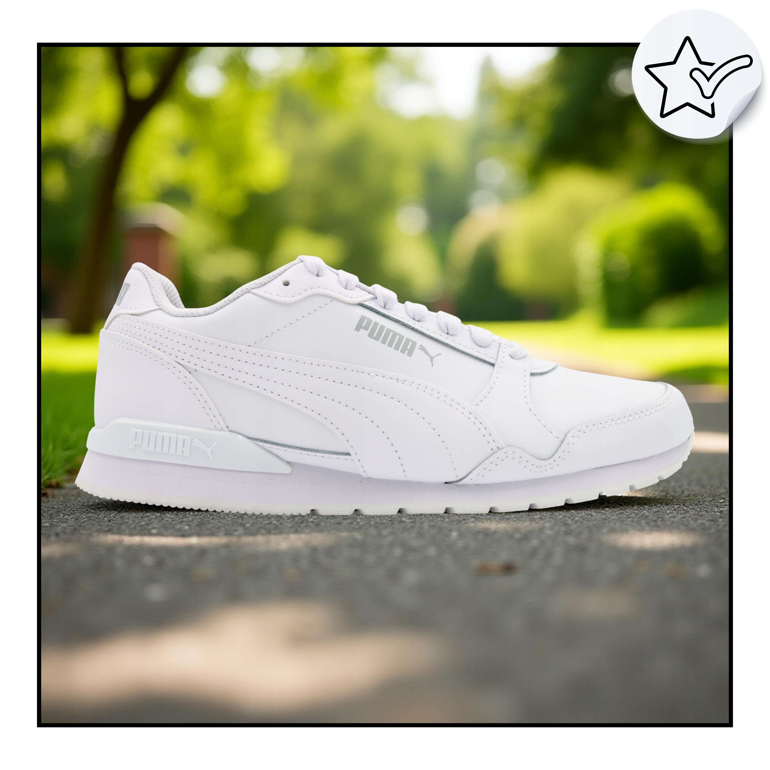 BUTY SPORTOWE MĘSKIE BIAŁE WYGODNE PUMA ST RUNNER 384855 10 r. 42,5 Model ST Runner v3 L