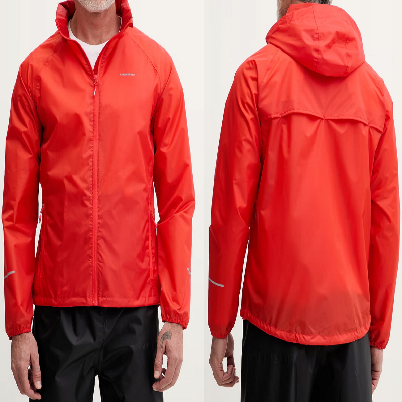 Kurtka przeciwdeszczowa Viking Rainier Man 3400 czerwona S