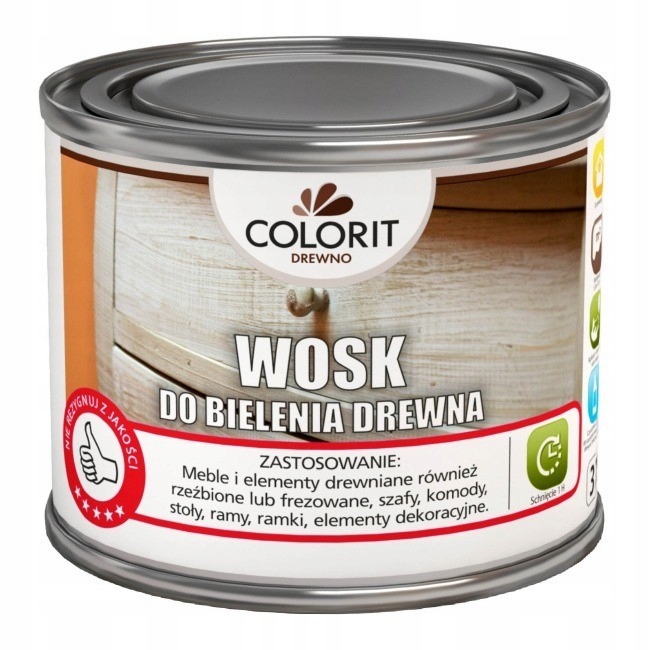 

Colorit Wosk do Bielenia Drewna w Paście 375ml