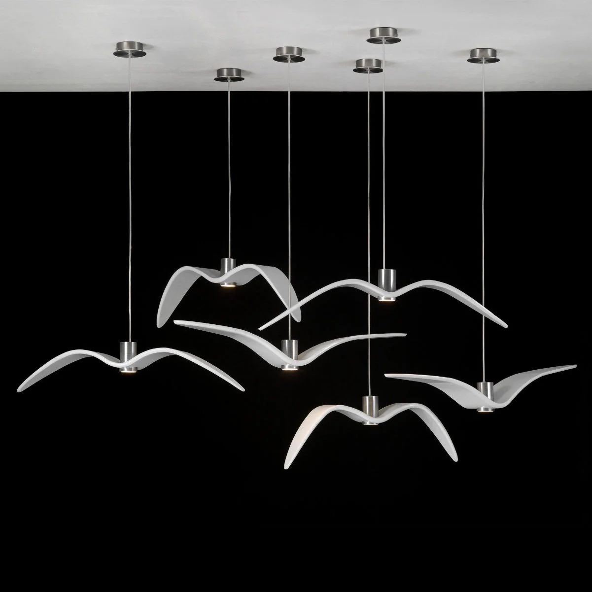 

Żyrandol Mewa Led Lampa Wisząca Nocny Ptak 3000K