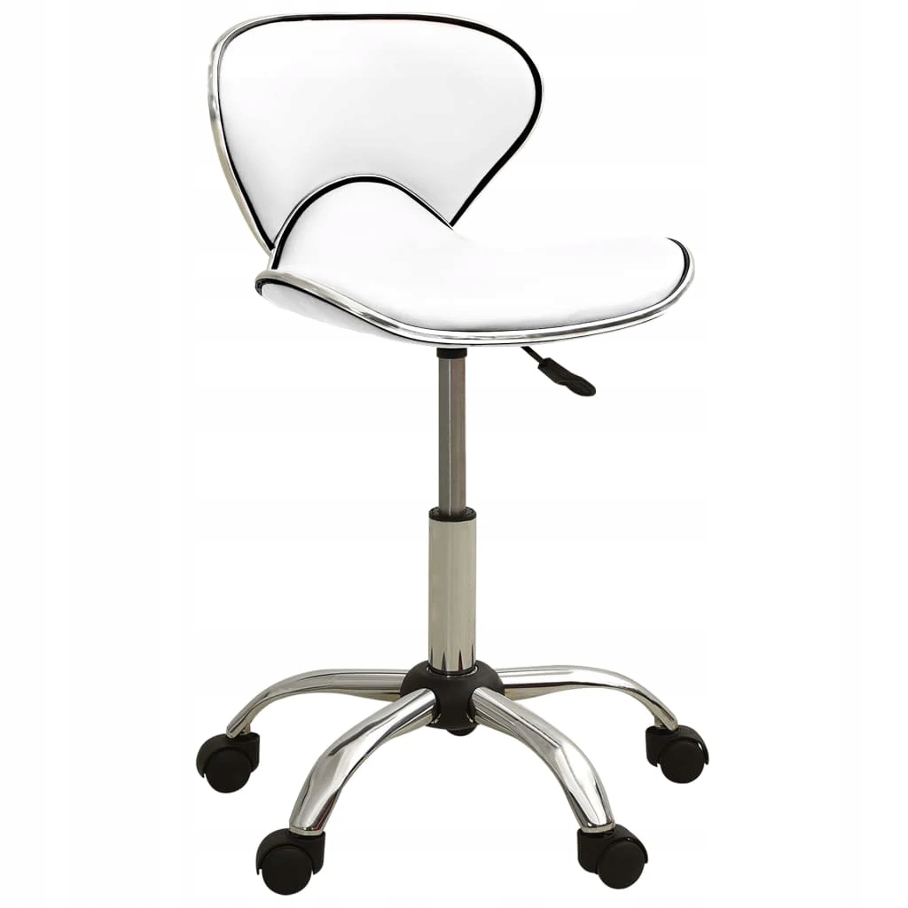 Fionshop 263063222 Kosmetická stolička bílá umělá kůže