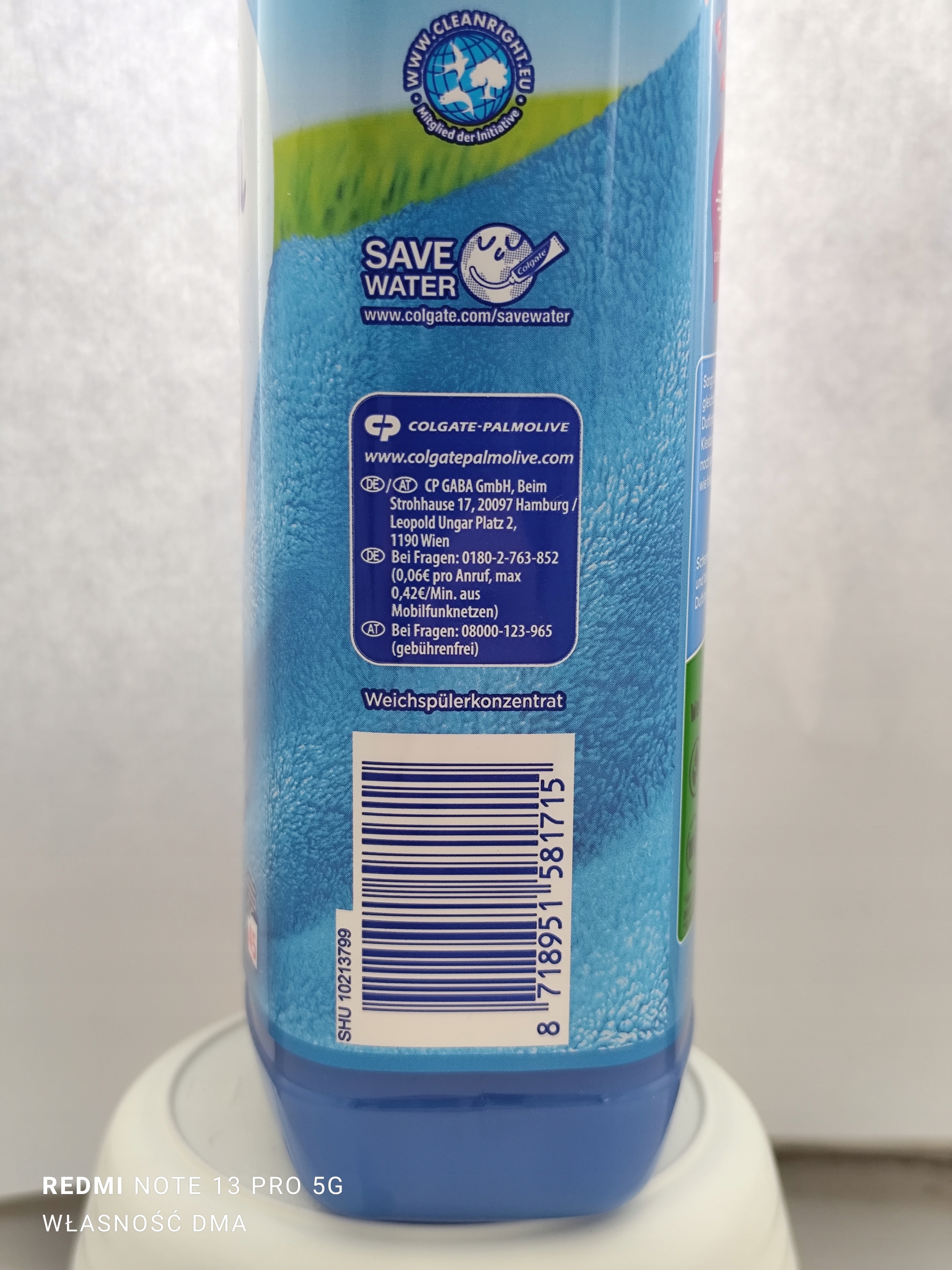 Softlan Ultra Płyn do Płukania Ubrań 1L Niebieski Windfrisch - Letni Wiatr Pojemność 1 l