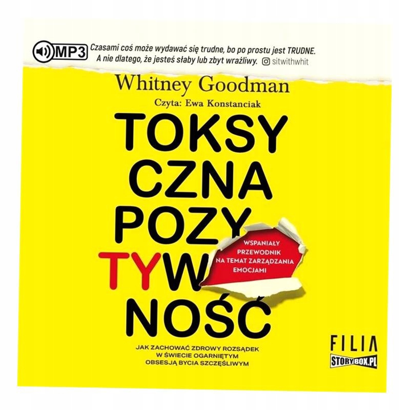 TOKSYCZNA POZYTYWNOŚĆ AUDIOBOOK, WHITNEY GOODMAN