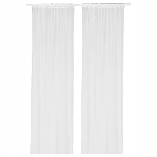 

Ikea LILL firany 280x300 biały