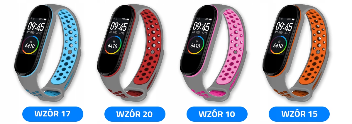 PASEK OPASKA do XIAOMI MI BAND 3/4 - WIELE KOLORÓW Producent ChronSmarta