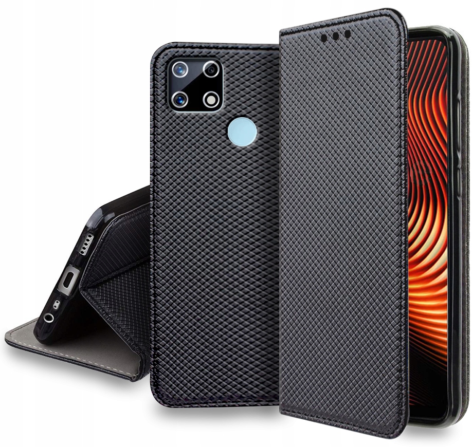 

Etui Smart Magnet Case Szkło 9H do Realme 7i