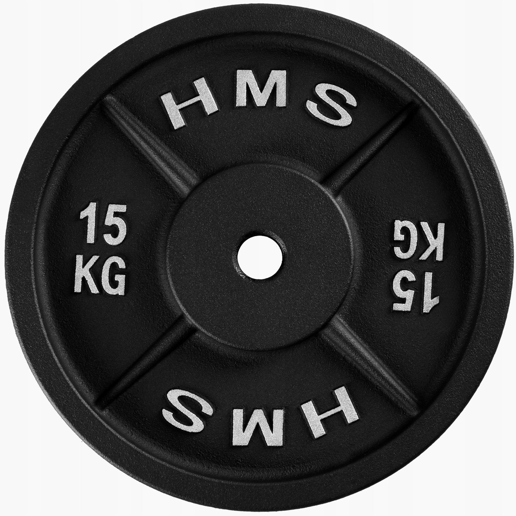 Hms Talíř Závaží z litiny 15 Kg Černý pro hmatník činky 31 MM