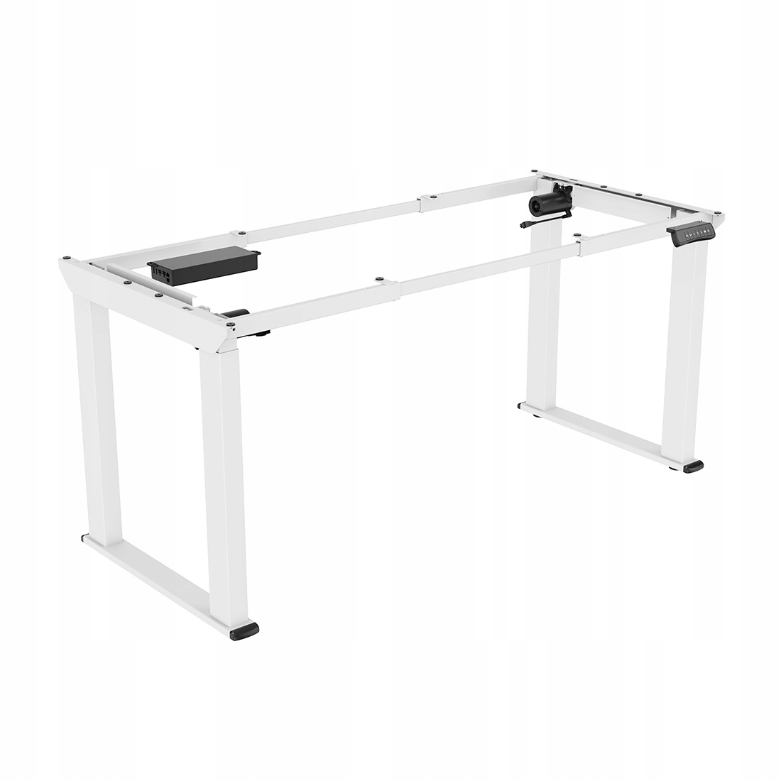 Stół stelaż Elektryczny 150 kg 2SILNIKI konferencyjny czarny SPE-420W biały