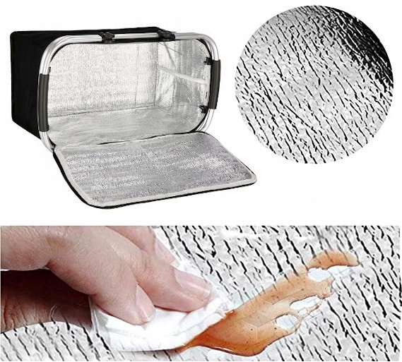 KOSZYK TERMICZNY KOSZYK PIKNIKOWY SKŁADANY ZAKUPY Model one