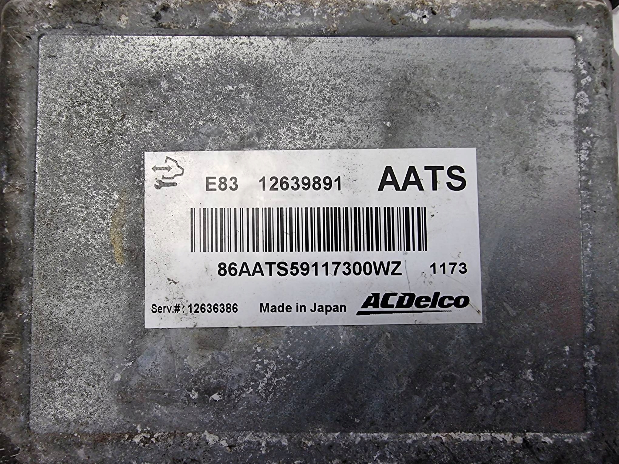 computer Motore ECU 12639891 1.6 OPEL ASTRA J