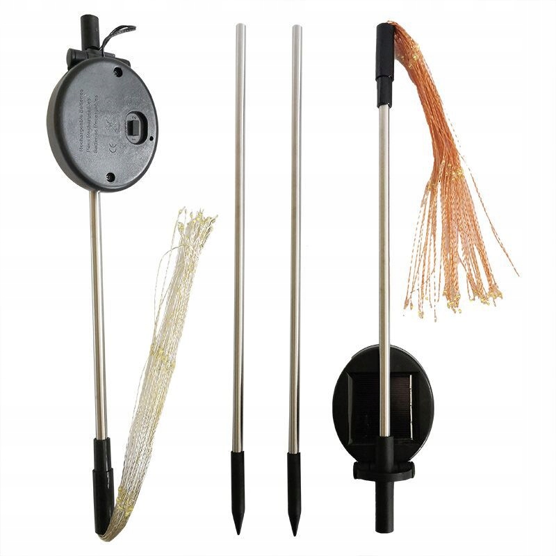 2SZT LAMPA SOLARNA OGRODOWA FAJERWERKI Dmuchawiec 150 ledów Marka Solar