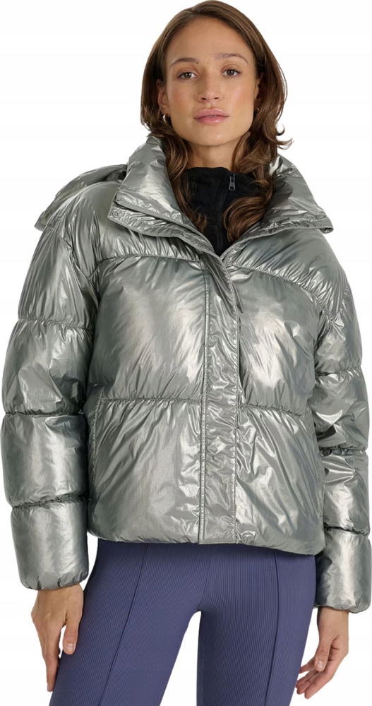 Dámská Péřová Bunda 4F F0716 Stříbrná 4FWAW25TDJAF0716 27S vel L
